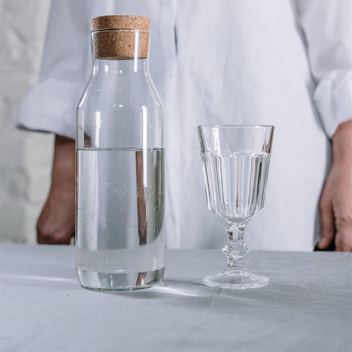 Botella para infusiones de vidrio
