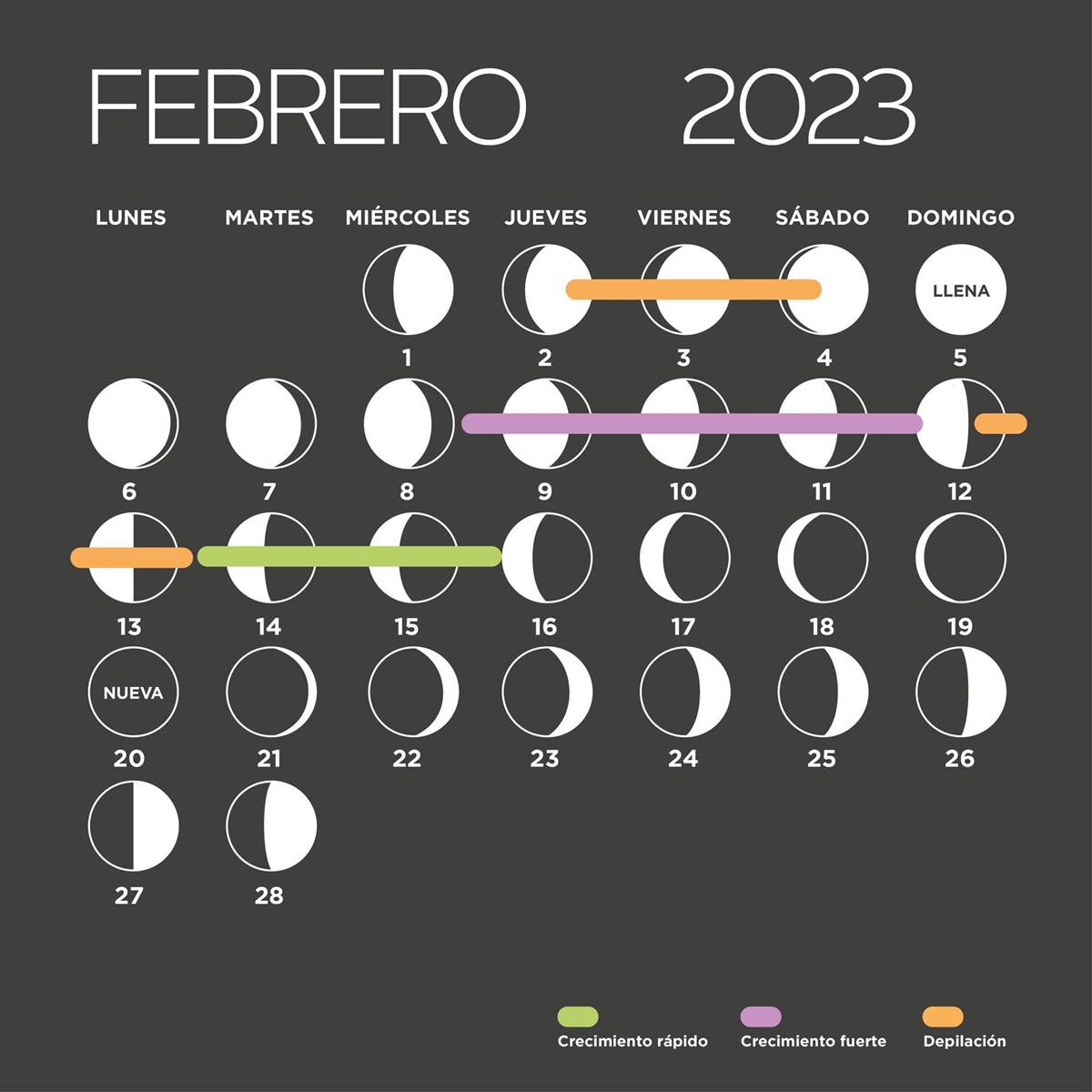 Calendario Lunar De Febrero Calendario Lunar Calendar - vrogue.co